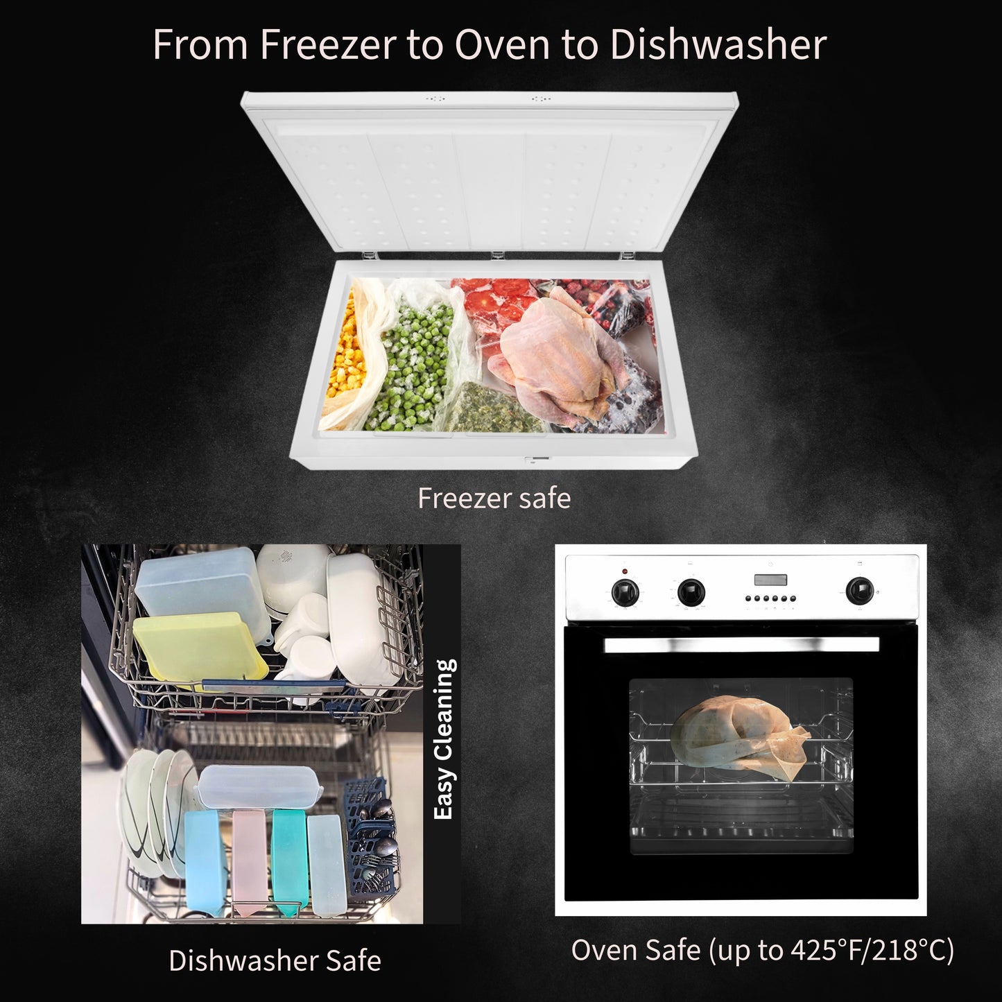 XL Silicone Turkey Bag – Oven Safe & BPA-Free (6.9 Gal)