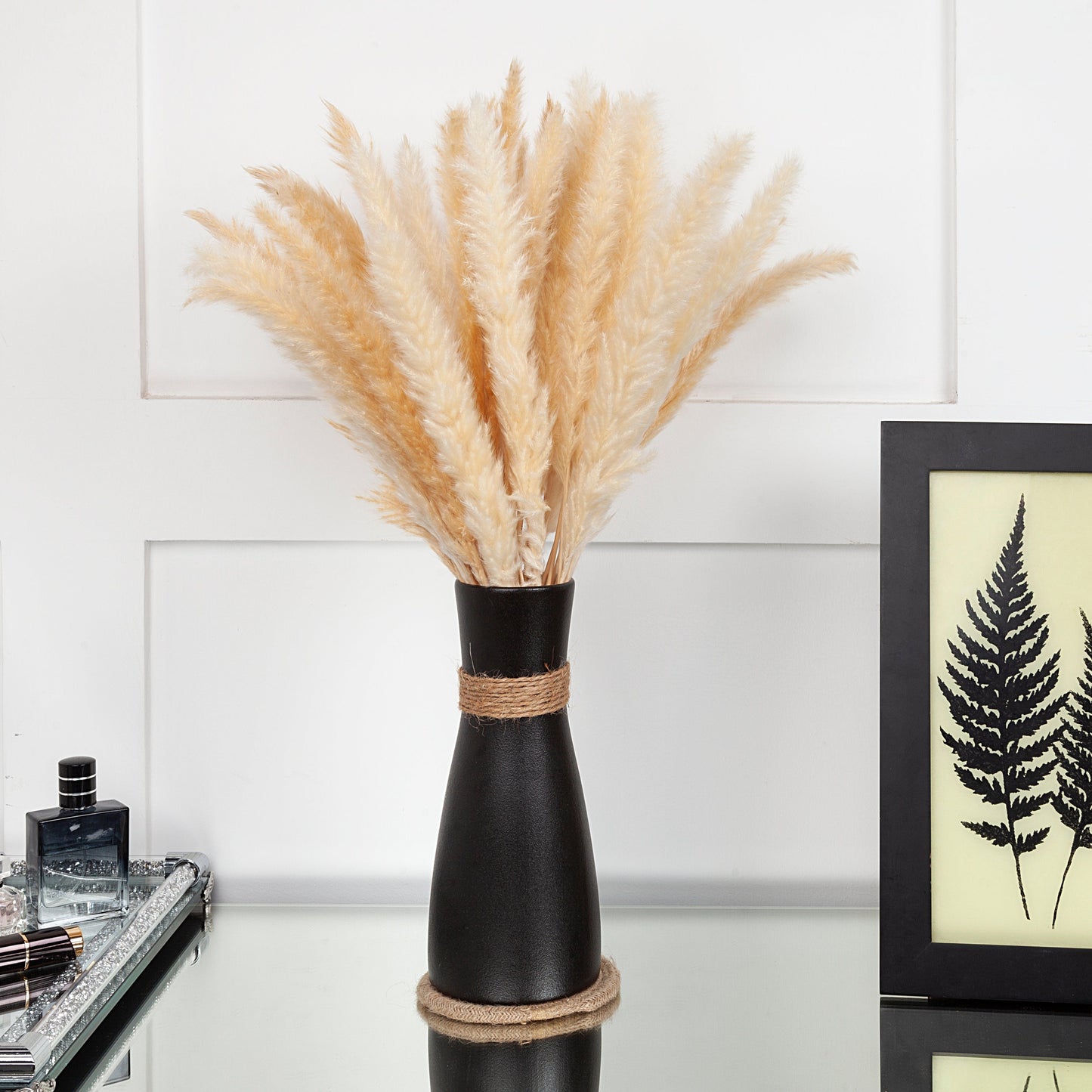 Elkanah 25cm Flower Vase Black Vase for Flowers Ornaments elkanah.store