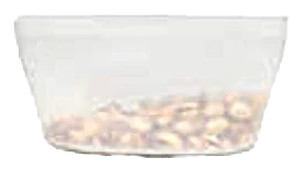 Elkanah 100% Premium Platinum Silicone Reusable Bags Wide top Standup