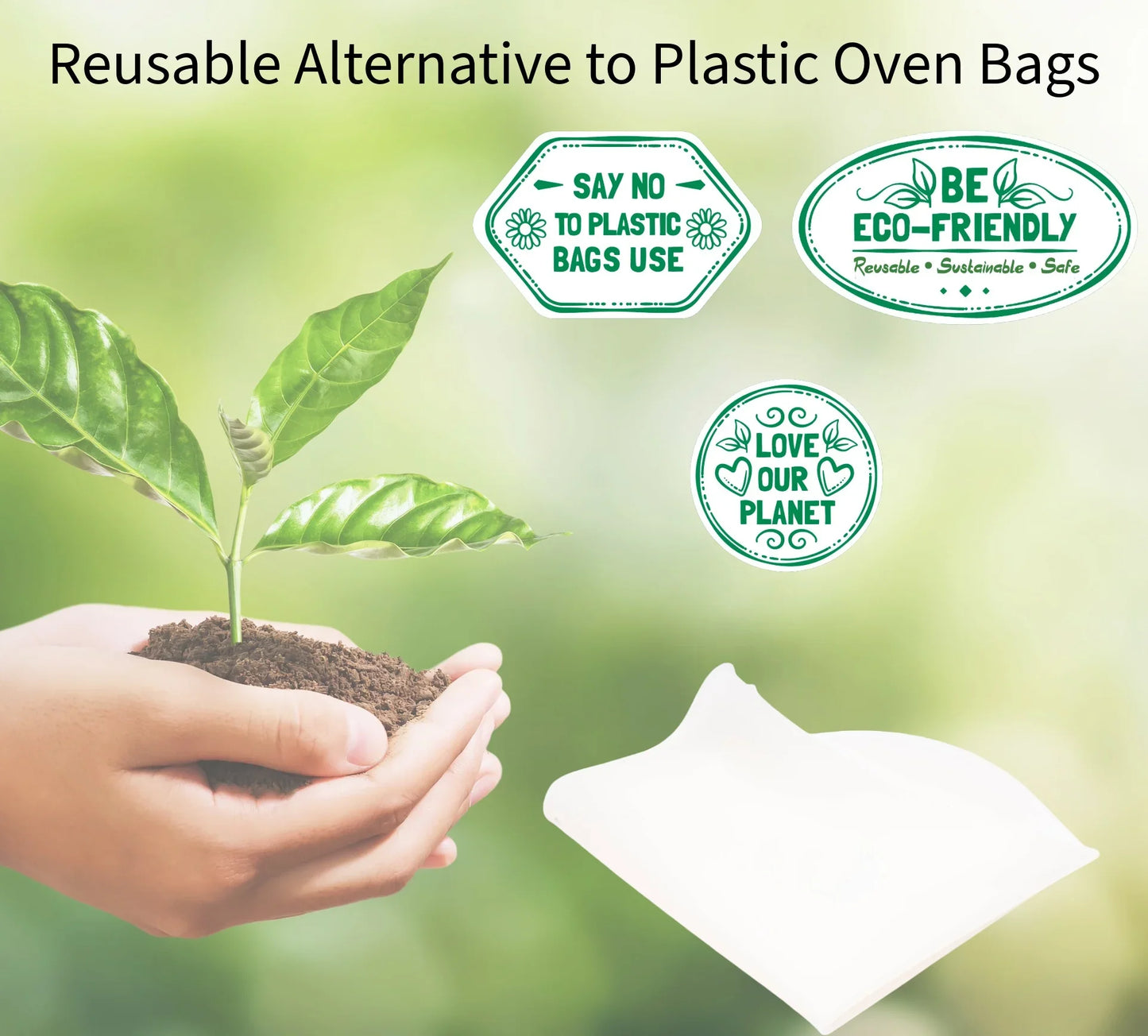 Extra Large Silicone Turkey Bag – Oven Bag Safe & BPA-Free (6.9 Gal)