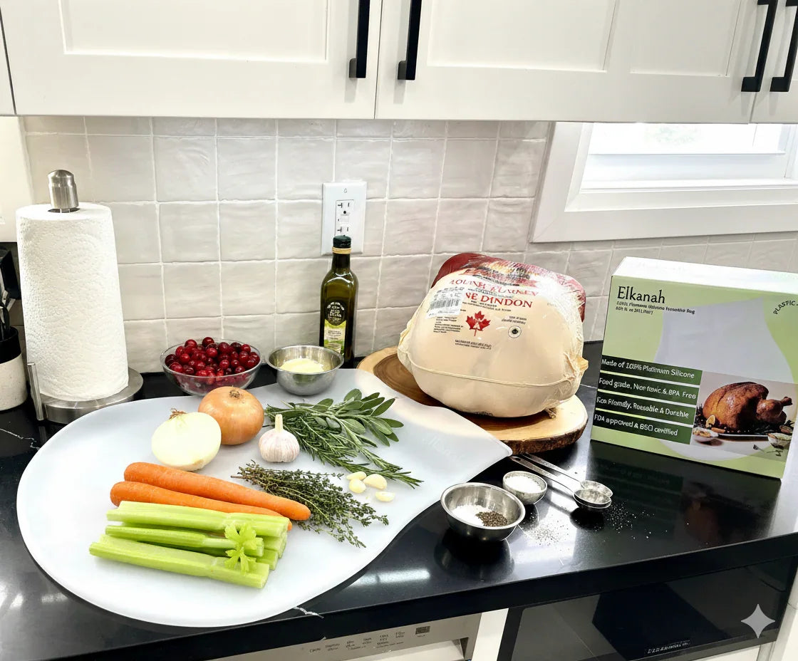 Extra Large Silicone Turkey Bag – Oven Bag Safe & BPA-Free (6.9 Gal)