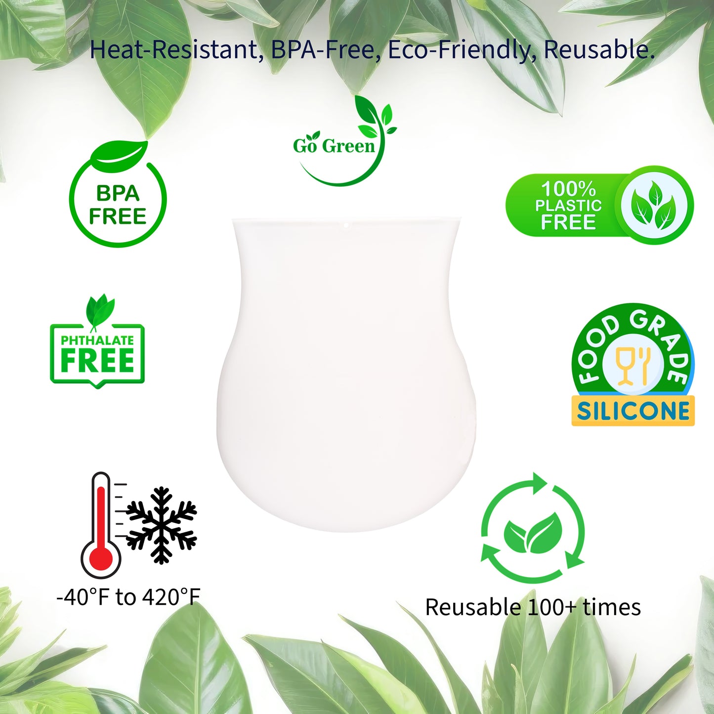 XL Silicone Turkey Bag – Oven Safe & BPA-Free (6.9 Gal)