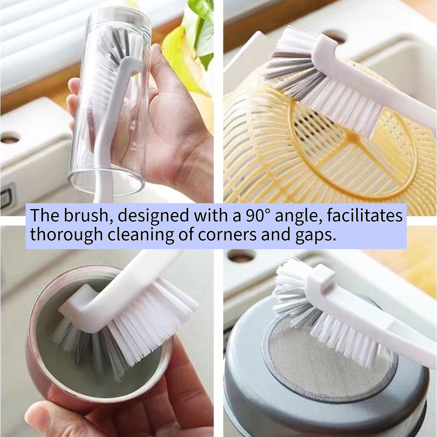 Elkanah Deep Cleaning Supplies Scrub Brushes for Crevice Brushes Scrubber Dust Sponge Tools Cleaning Essentials Set of 12