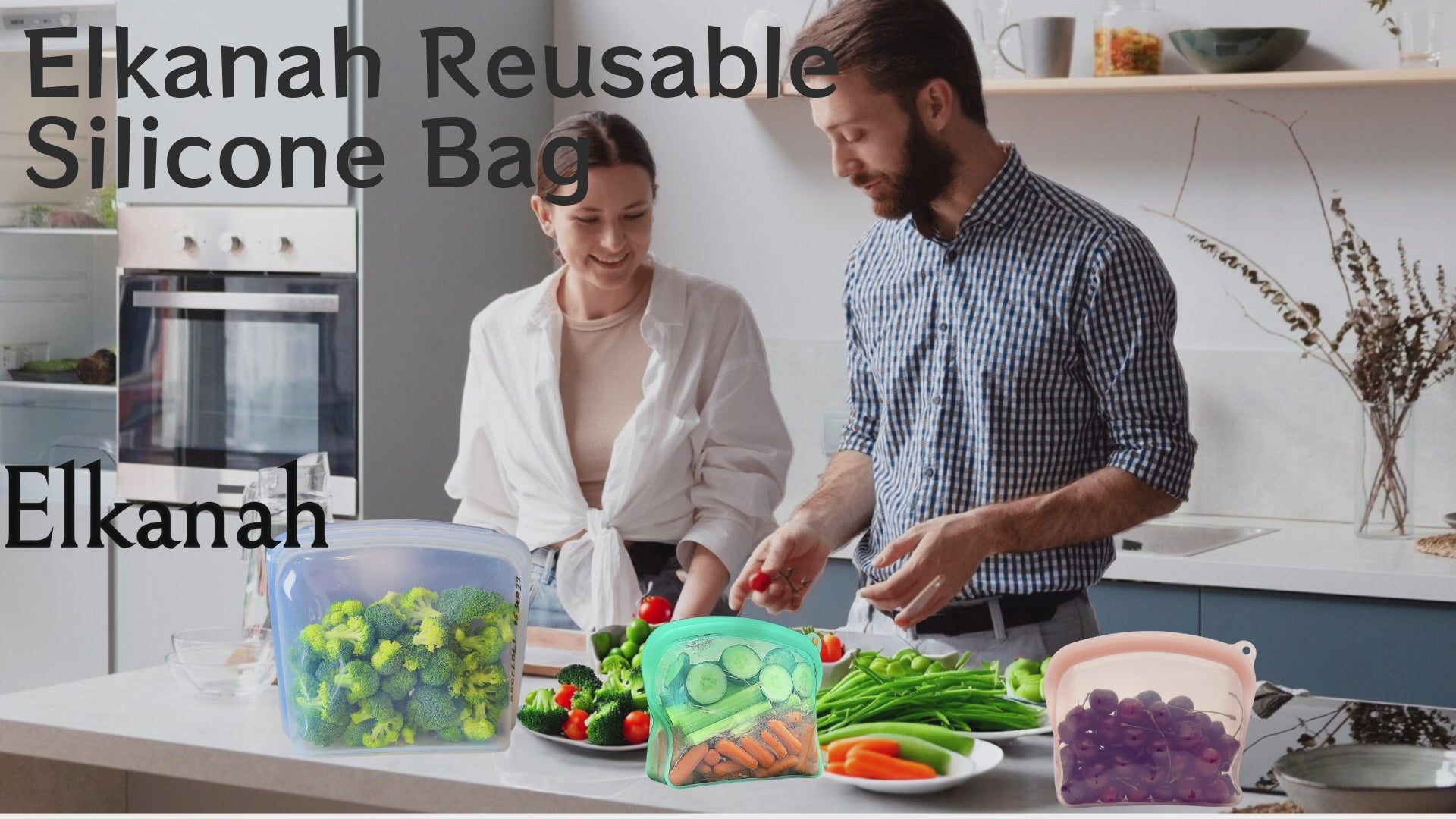 Cargar video: freezer bag, Kitchen organization, fridge organiser, reusable bag, ziplock bags, gallon bags, food storage